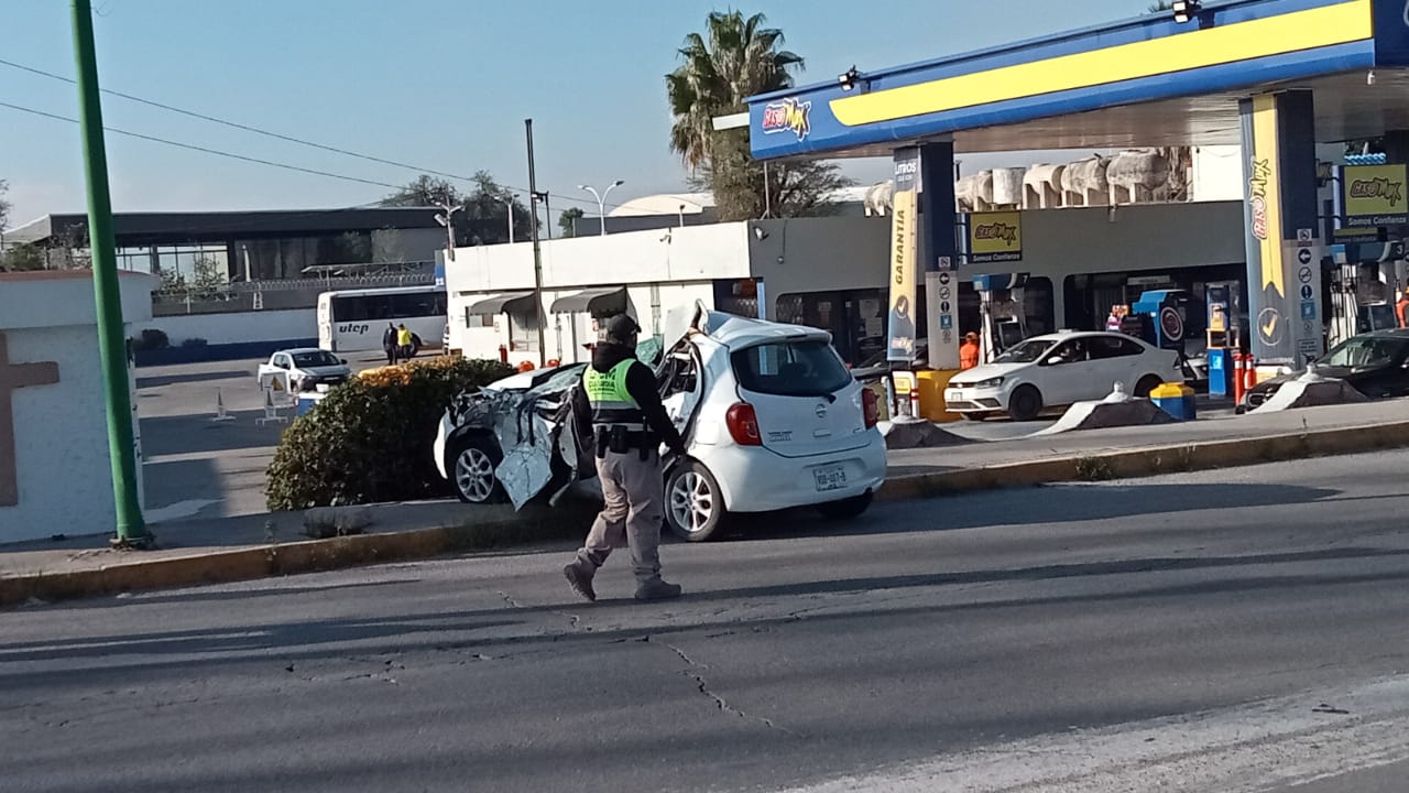 Accidente en carretera a Matehuala deja una persona fallecida
