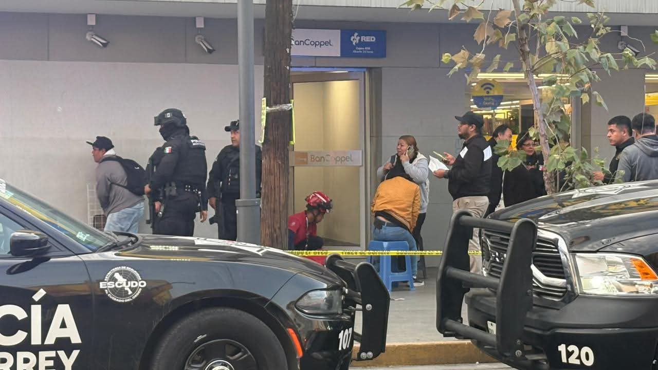 Balacera en el centro de Monterrey deja al menos siete personas lesionadas