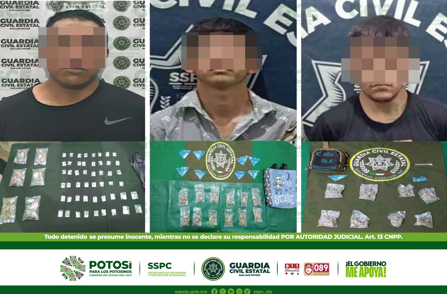Aseguran a narcomenudistas y parque vehicular de grupo criminal