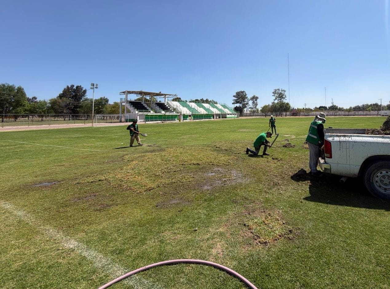 Rehabilitan Unidad Deportiva 21 de Marzo rumbo a la Copa Soledad 2026